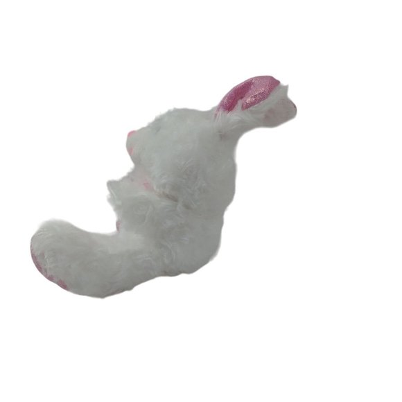 Greenbrier International White/Pink Bunny Rabbit Plush 6" Stuffed Animal - Picture 4 of 6